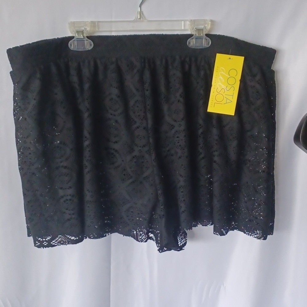 Costa del Sol swim bottom, lace, black